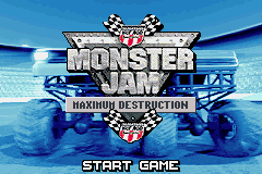 Monster Jam - Maximum Destruction Title Screen